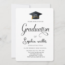 Abschluss an der High School, Graduierungsparty Einladung