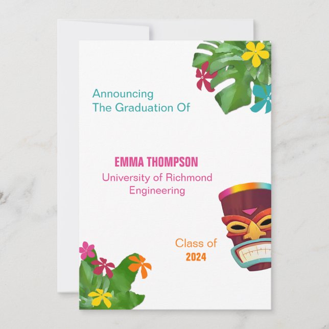 Abschluss Ankündigung (Vorderseite)