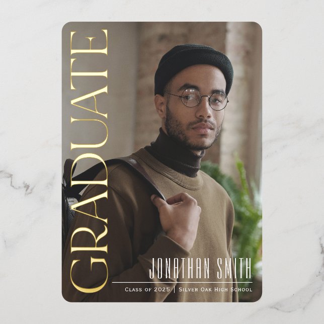 Abschluss, Ankündigung des Abschlusses für ästheti (Vorderseite)