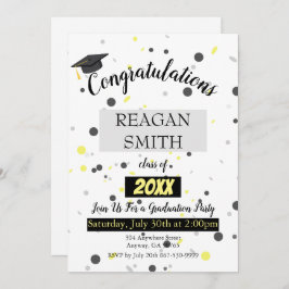 Abschluss Ankündigung Einladung