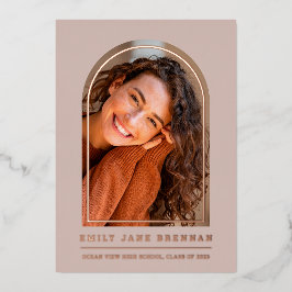 Abschluss Ankündigung Grad Fotokarte