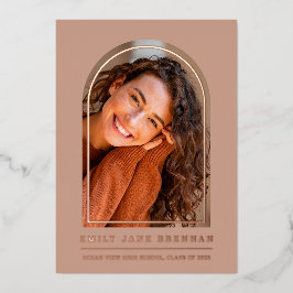 Abschluss Ankündigung Grad Fotokarte