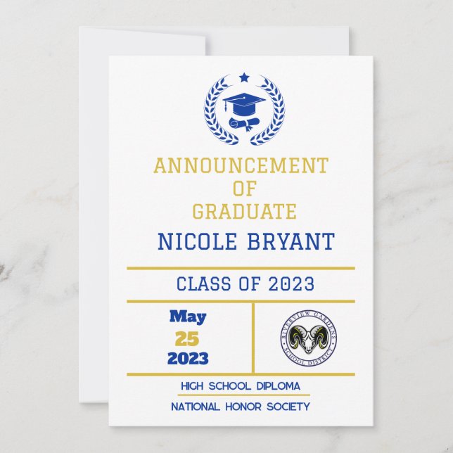 Abschluss Ankündigung HS (Vorderseite)