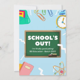 Abschluss-Ankündigungskarte bearbeiten Ankündigung