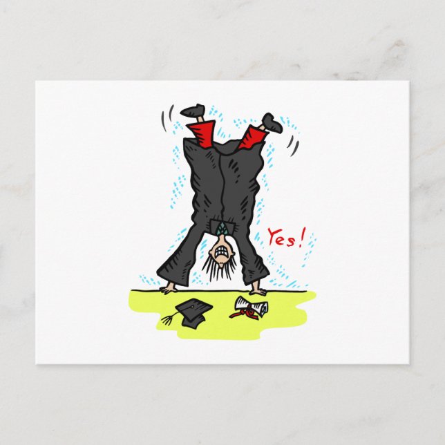 Abschluss Ankündigungspostkarte (Vorderseite)