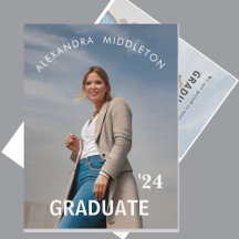 Abschluss Annoucement Modernes Grad Foto
