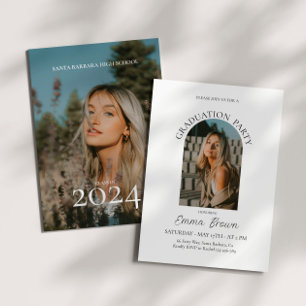 Abschluss Announcement Card, Grad 2024 Einladung