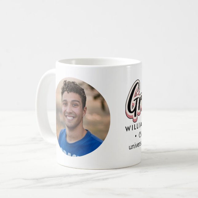 Abschluss Announcement Class 2023 Kaffeetasse (Vorderseite Links)