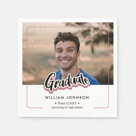 Abschluss Announcement Class 2023 Serviette