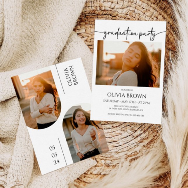 Abschluss-Announcement-Karte, Graduierungspartei Einladung (Von Creator hochgeladen)