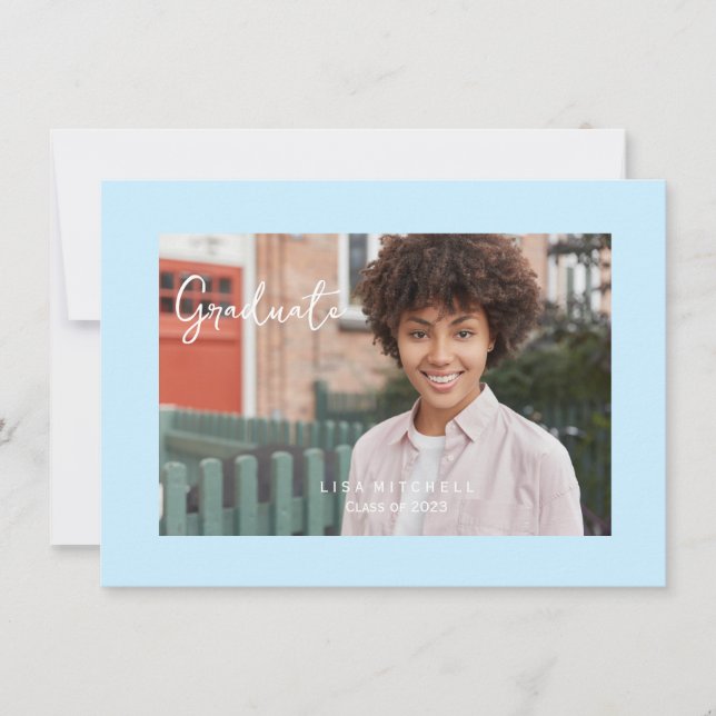 Abschluss-Announctions-Karte Mitteilungskarte (Vorderseite)