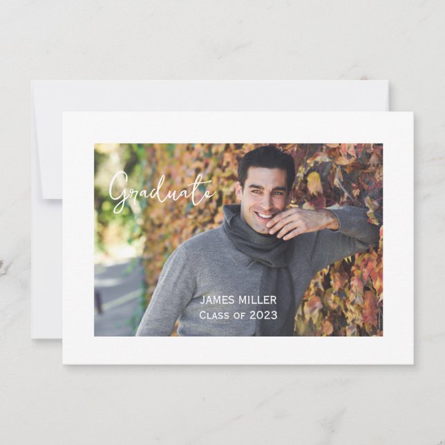 Abschluss-Announctions-Karte Mitteilungskarte (Vorderseite)