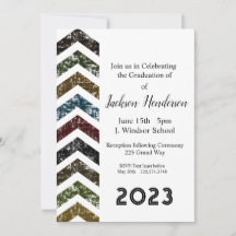 Abschluss Arrow Invitation Class of 2023