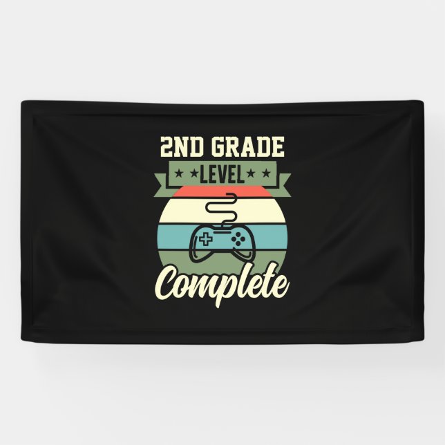 Abschluss Art | 2. Stufe abgeschlossen Banner (Horizontal)