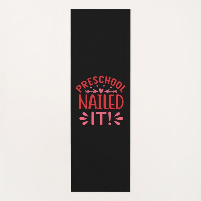 Abschluss Art | Preschool Nails Yogamatte (Vorderseite)