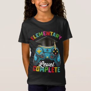 Abschluss auf Grundschulniveau Gaming Gamer T-Shirt