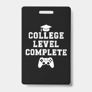 Abschluss auf Hochschulniveau Gamer Gaming Ausweis