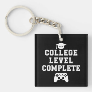 Abschluss auf Hochschulniveau Gamer Gaming Schlüsselanhänger