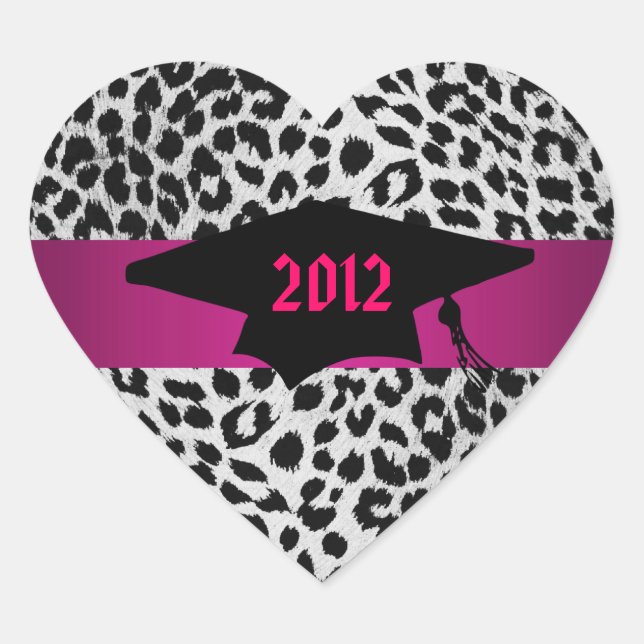 Abschluss Aufkleber Geparden (Vorderseite)