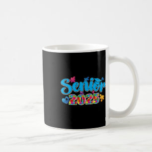 Abschluss Autistische Studentin Senior 2025 Autism Kaffeetasse