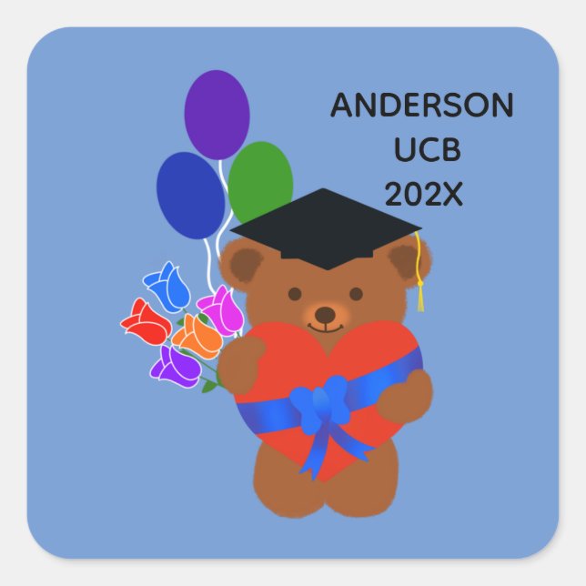 Abschluss Bear #3 Stickers (Vorderseite)