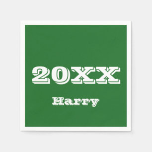 Abschluss Beginn Personalisiert Napkins Serviette