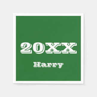 Abschluss Beginn Personalisiert Napkins Serviette