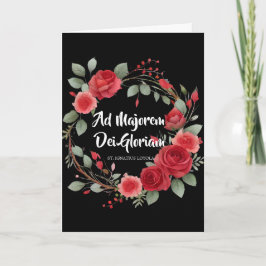 Abschluss Beginnend St. Ignatius Religius Karte