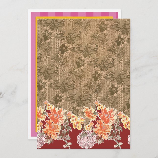 Abschluss-, Bewegungs- und Lebensversicherungskart Ankündigung (Vorne/Hinten)