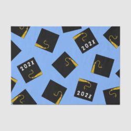 Abschluss Blue 2025 Seidenpapier