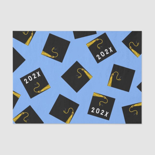 Abschluss Blue 2025 Seidenpapier (Vorderseite)