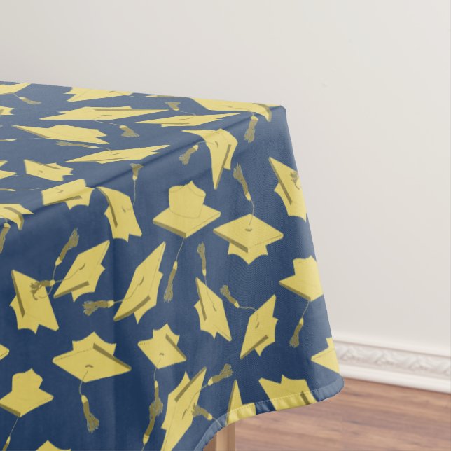 Abschluss Blue und Gold Caps in der Luft Tischdecke (Beispiel)