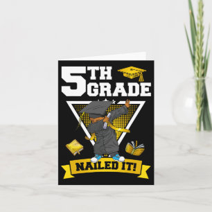 Abschluss Boy 5th Grade nagelte it Cl von 2024 Karte