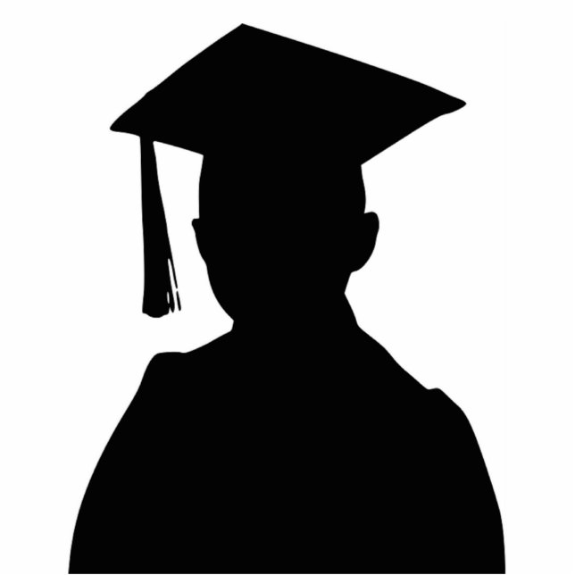 ABSCHLUSS BOY FREISTEHENDE FOTOSKULPTUR  (Vorne)