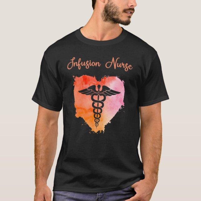 Abschluss Caduceus Nurses Nurses T-Shirt (Vorderseite)