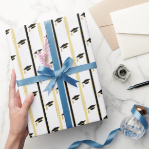 Abschluss-Cap-Parade Geschenkpapier