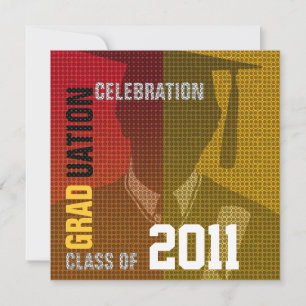 Abschluss Celebration Einladung Cap & Gown Silo3