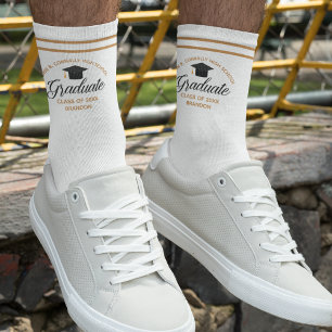 Abschluss Chic 2026 Benutzerdefinierte High School Socken