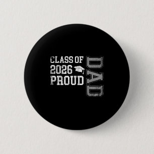 Abschluss Cl of 2026 Proud Vater Graduate Senior F Button