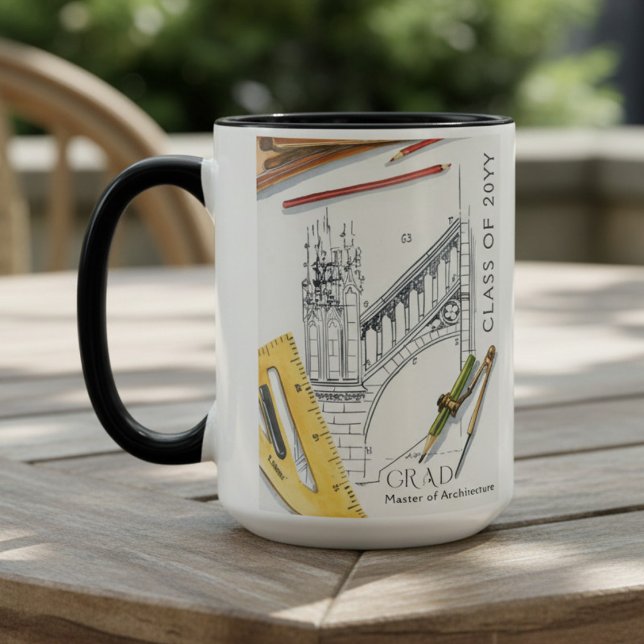 Abschluss Class Architecture Engineer Foto Tasse (Von Creator hochgeladen)