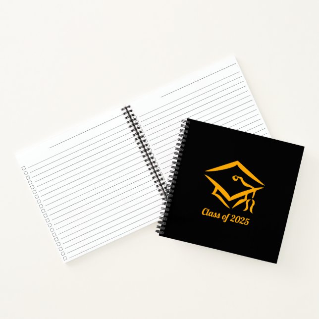 Abschluss Class of 2025 BLKGLD Customize Year Notizbuch (Innenseite)