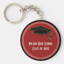 Abschluss Class of Keepake School Color Schlüsselanhänger