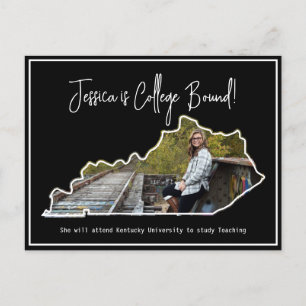 Abschluss College Bound Kentucky Postkarte