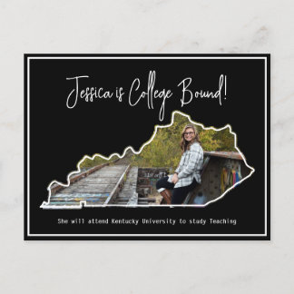 Abschluss College Bound Kentucky Postkarte