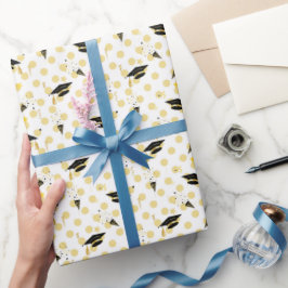 Abschluss Confetti Magic Geschenkpapier