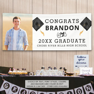 Abschluss CONGRATS ABSOLVENT Foto Banner