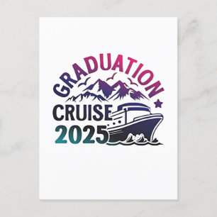 Abschluss Cruise 2025 Sommerreise Matching Feiertagspostkarte