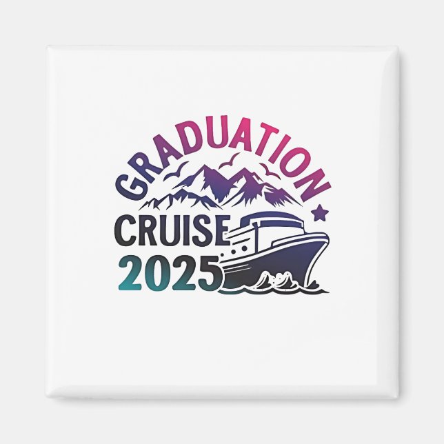 Abschluss Cruise 2025 Sommerreise Matching Magnet (Vorne)