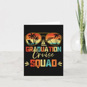 Abschluss Cruise Squad 2025 Funny Cruising Gradua Karte