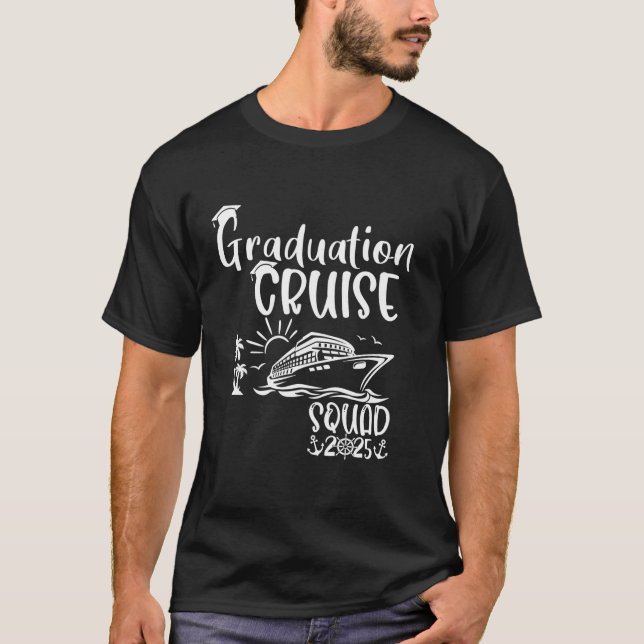 Abschluss Cruise Squad 2025 Holiday Trip Family M T-Shirt (Vorderseite)